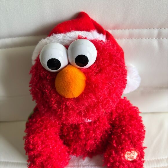KURT S. ADLER Vintage Sesame Street Workshop Christmas Elmo Animated Plush 12"X6 - Picture 4 of 6
